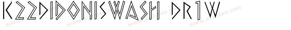K22DidoniSwash-DR1W字体转换