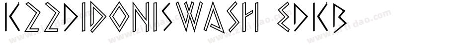 K22DidoniSwash-eDKB字体转换