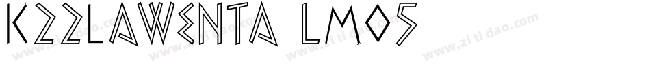 K22Lawenta-lMO5字体转换