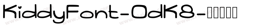 KiddyFont-OdK8字体转换