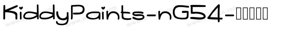 KiddyPaints-nG54字体转换