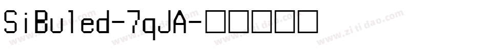 SiBuled-7qJA字体转换