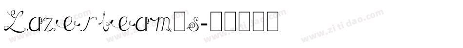 Lazerbeam_s字体转换