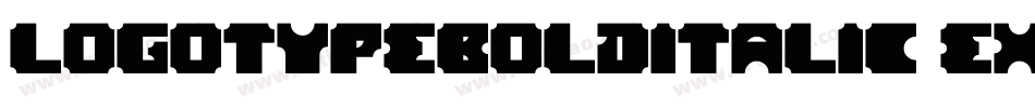 LogotypeBoldItalic-eXEO字体转换