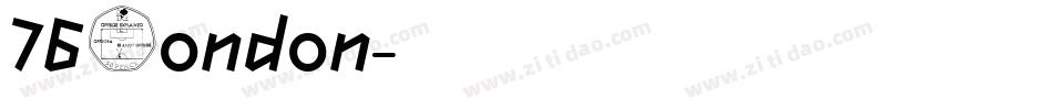 76London字体转换