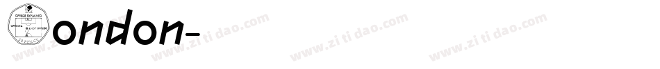 London字体转换