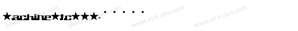 MachineItcDEE字体转换