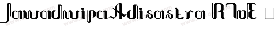 JawadwipaAdisastra-R7oE字体转换