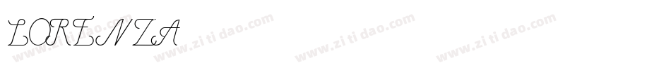 LORENZA字体转换