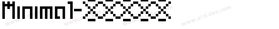 Minimal字体转换