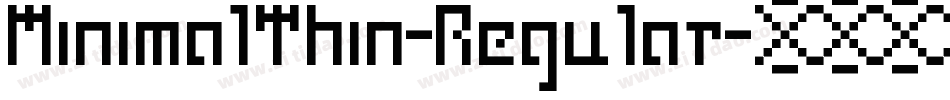 MinimalThin-Regular字体转换