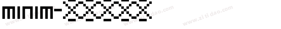 minim字体转换