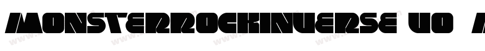 MonsterRockInverse-vo9A字体转换 MonsterRockInverse-vo9A字体转换