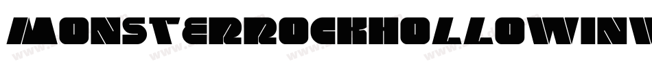 MonsterRockHollowInverse-2wpv字体转换 MonsterRockHollowInverse-2wpv字体转换