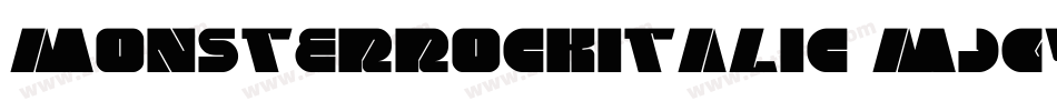 MonsterRockItalic-MjgY字体转换