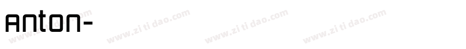 Anton字体转换