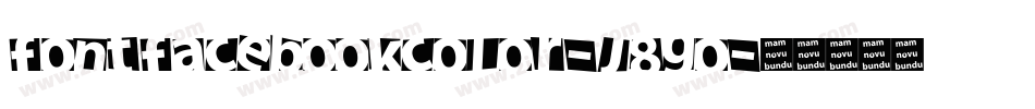 FontFacebookColor-J8go字体转换