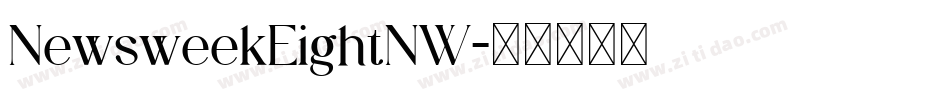 NewsweekEightNW字体转换