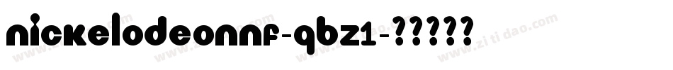 NickelodeonNf-qBz1字体转换