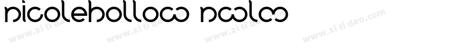 NicoleHollow-nwlM字体转换