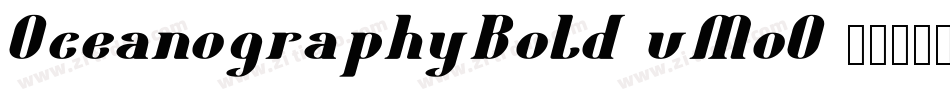 OceanographyBold-vMoO字体转换