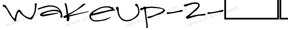 Wakeup-2字体转换