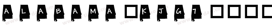 Alabama-KjG7字体转换