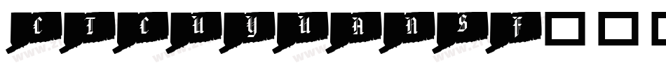 CTCuYuanSF字体转换