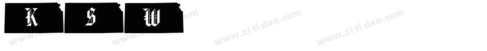 Ksw新豪龍字体转换