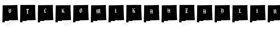 VtcKomikaheadlineroneBold-19nM字体转换