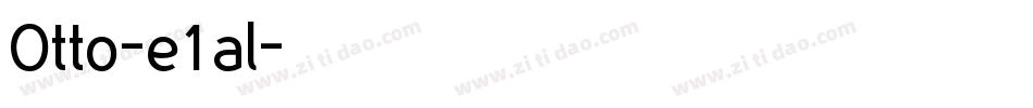 Otto-e1al字体转换