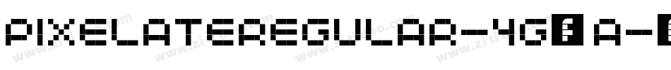 PixelateRegular-Ygya字体转换