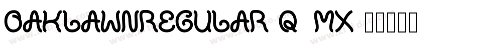OakLawnRegular-q1Mx字体转换