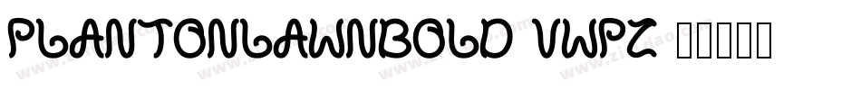 PlantOnLawnBold-vwpZ字体转换