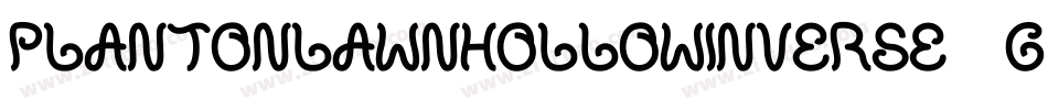 PlantOnLawnHollowInverse-1g6Z字体转换