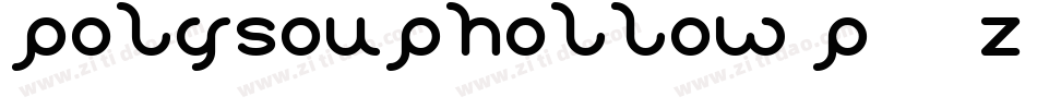 PolysoupHollow-p787Z字体转换
