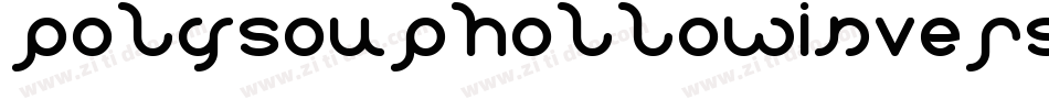PolysoupHollowInverse-DOWO0字体转换