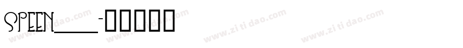 SPEEN___字体转换