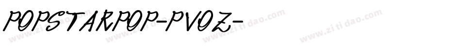 Popstarpop-PVoZ字体转换