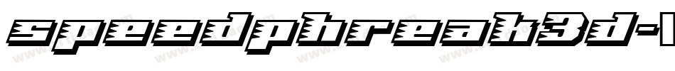 speedphreak3d字体转换