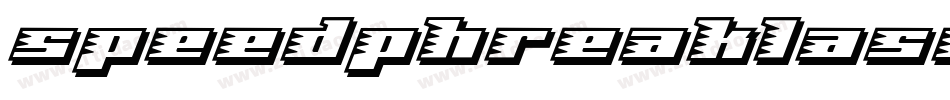 speedphreaklaserital字体转换