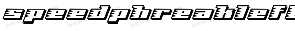 speedphreakleft字体转换