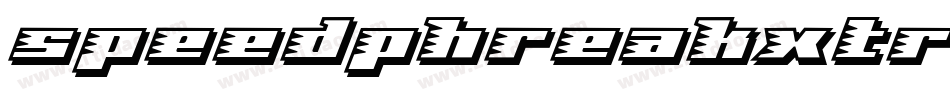 speedphreakxtracond字体转换