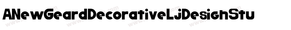 ANewHeardDecorativeLjDesignStudiosDecorativa-EeBl字体转换