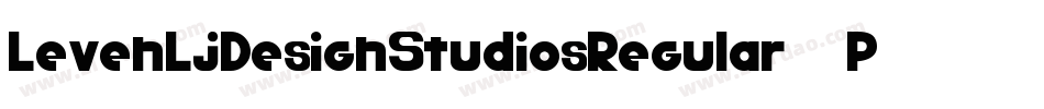LevenLjDesignStudiosRegular-9PJ7字体转换
