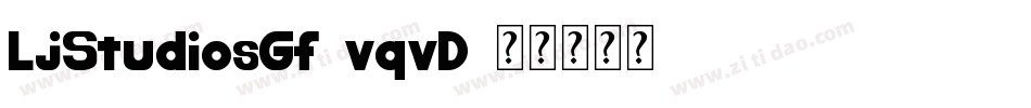 LjStudiosGf-vqvD字体转换