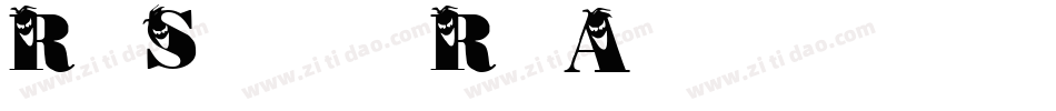 RypSflake2-RdeA字体转换