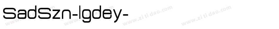 SadSzn-lgdey字体转换