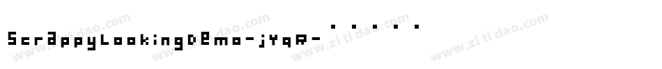 ScrappyLookingDemo-jYqR字体转换