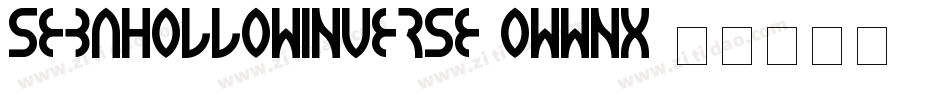 SebaHollowInverse-owwnx字体转换